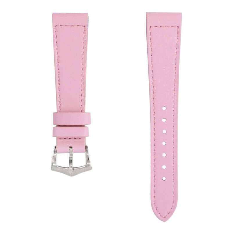 Pink Calfskin Leather Watch Strap - Leather strap- Milano Straps