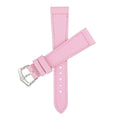 Cinturino in vitello rosa con cucitura box sur ton, disponibile 18-24mm, Made in Italy — Milano Straps