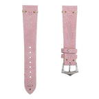 Pink Suede Vintage Leather Watch Strap - Suede strap- Milano Straps