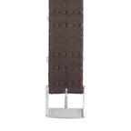 Eco-Friendly Nylon Military Watch Strap -  Dark Brown - Recycled Military Watch Straps- Milano Straps