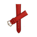 Cinturino in vitello box rosso 20mm con imbottitura leggera Made in Italy — Milano Straps