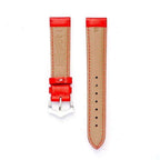 Red Nappa Leather Strap - Leather strap- Milano Straps