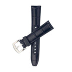 Rubber Black Alligator Watch Band - Rubber Strap- Milano Straps