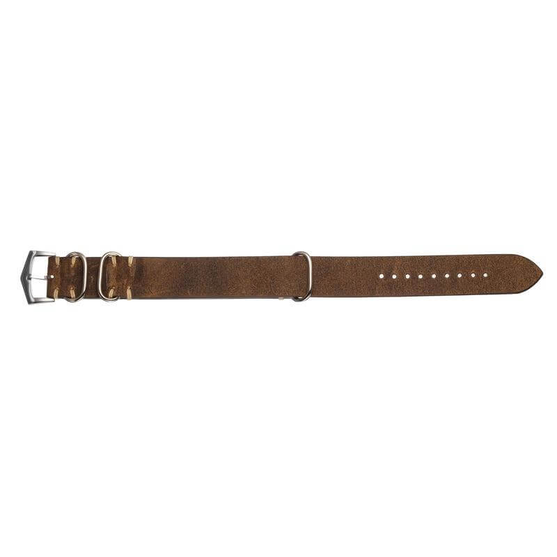 Vintage Military Strap Brown Watch Strap - Military Watch Strap- Milano Straps