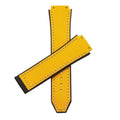 Cinturino pelle italiana martellata gialla per Hublot Big Bang — Milano Straps