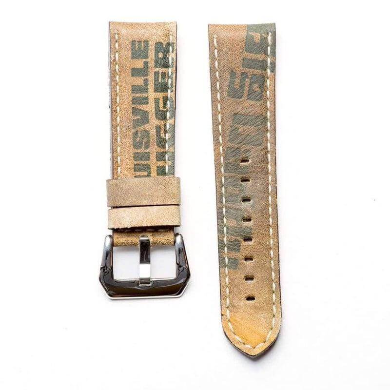 Baseball Leather Watch Band - Limited Edition - Natural - Leather strap- Milano Straps