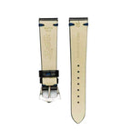 Black Blue Cordovan Leather Watch Strap - Leather strap- Milano Straps