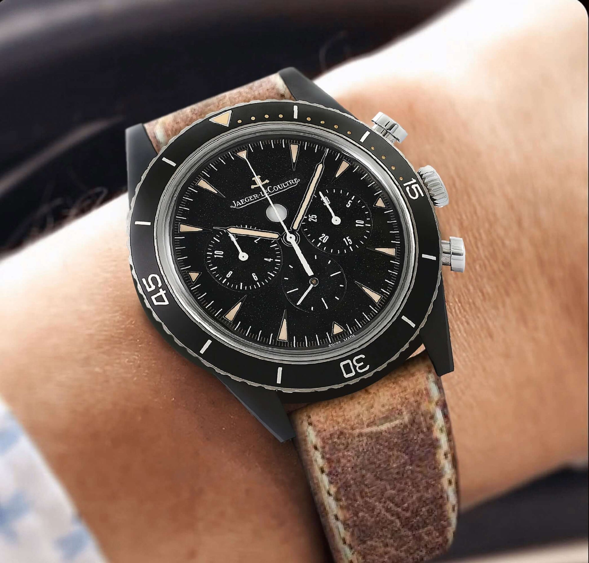 Brown Leather Vintage Watch Strap - Leather strap- Milano Straps
