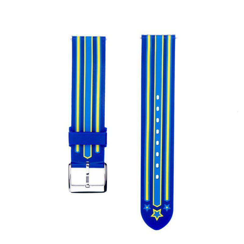Cinturino Apple Watch in gomma biodegradabile colorata, produzione artigianale italiana — Milano Straps Bold