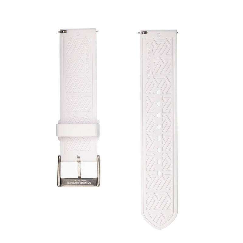 Cinturino Apple Watch bio rubber bianco biodegradabile Made in Italy — Milano Straps