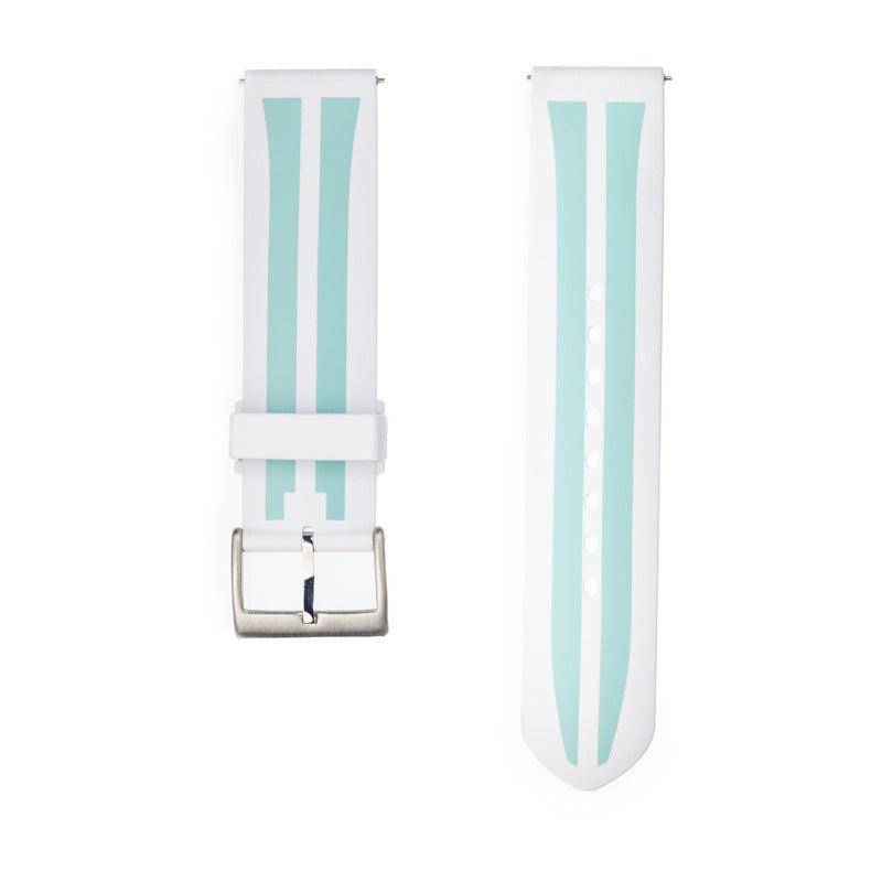 Cinturino bio-rubber bianco per Apple Watch in gomma biodegradabile — Milano Straps