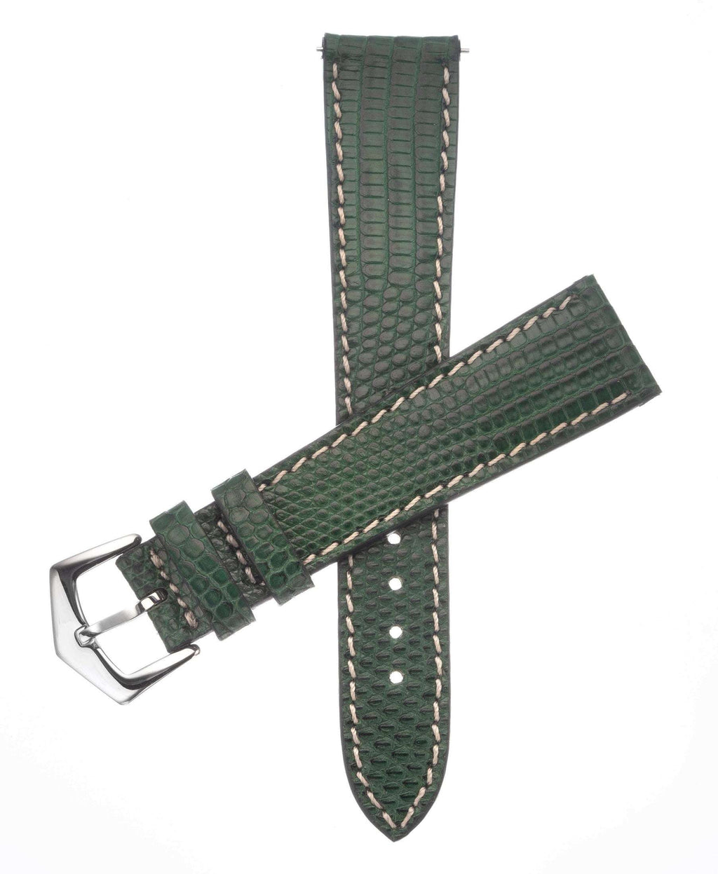 Green Lizard Apple Watch Leather Band  | Watch Bands - Apple Watch Lizard Bands- Milano Straps