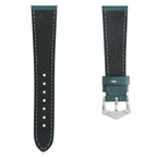 Green Saffiano  Leather Watch Strap - Leather strap- Milano Straps