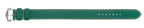 Cinturino single pass verde militare in vitello martellato 20mm — Milano Straps