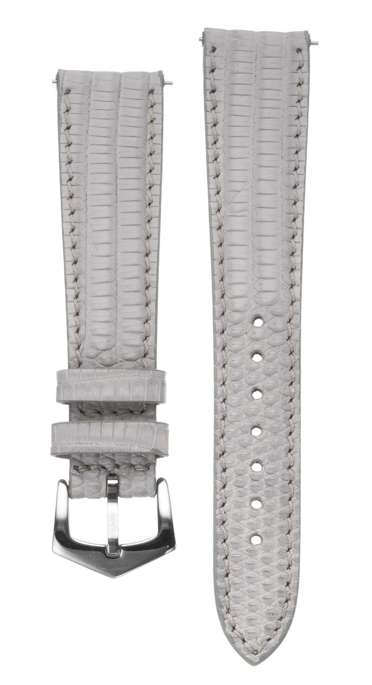 Grey Lizard Apple Watch Leather Band  | Watch Bands - Apple Watch Lizard Bands- Milano Straps