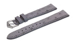 Grey Ostrich Watch Band - Leather strap- Milano Straps
