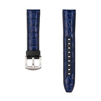 Blu Alligator Watch Rubber Band - Rubber Strap- Milano Straps