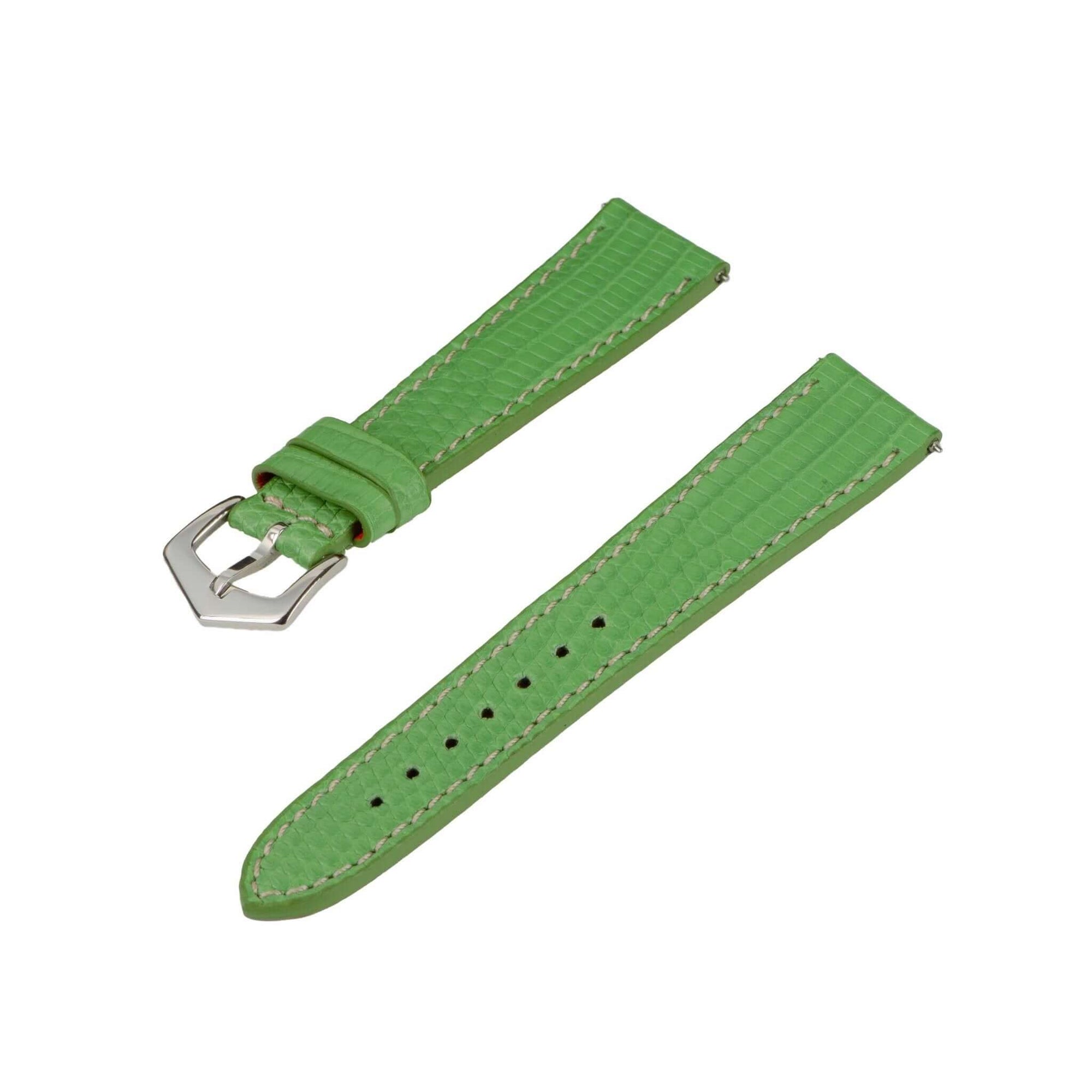 Lime Lizard Watch Strap - Leather strap- Milano Straps
