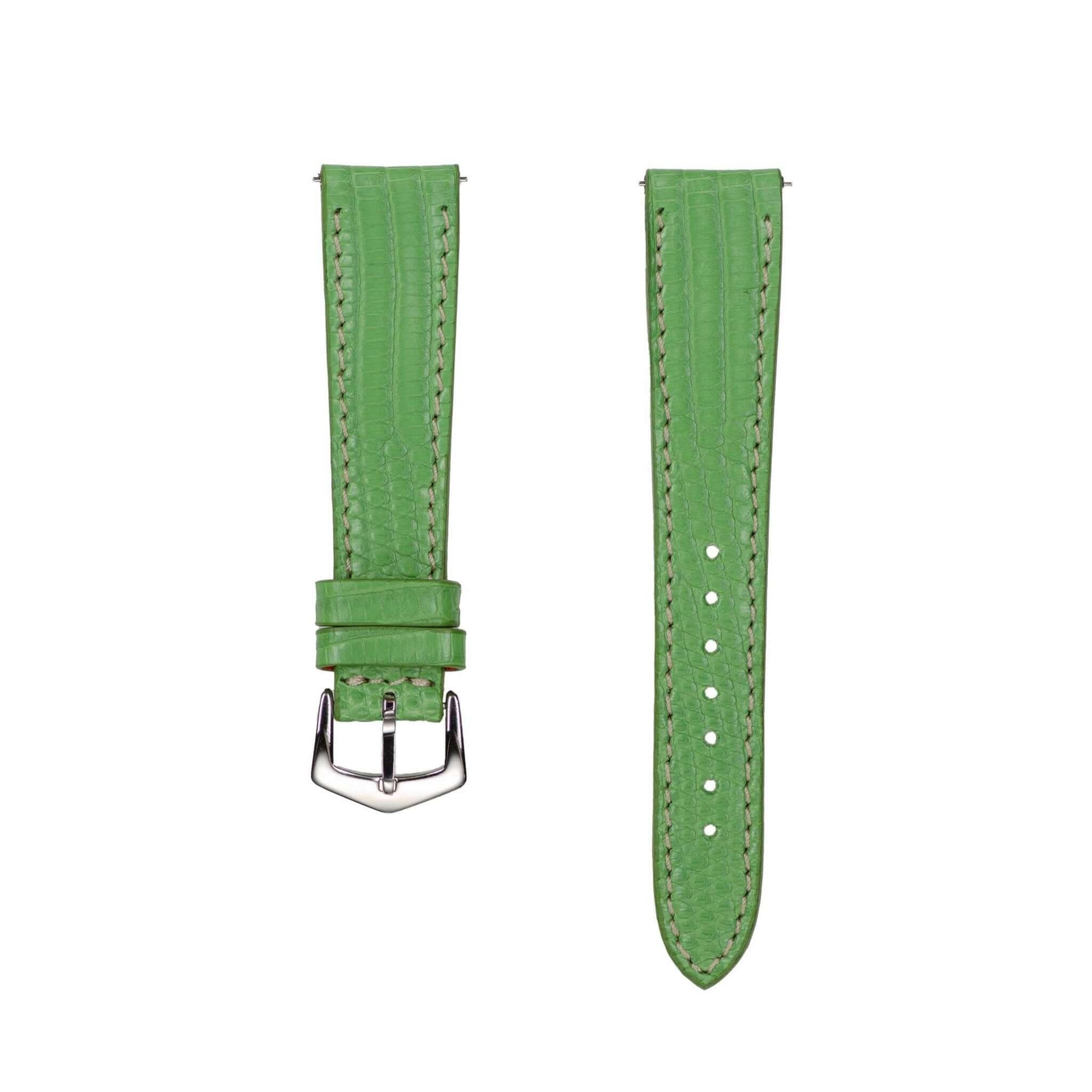 Lime Lizard Watch Strap - Leather strap- Milano Straps