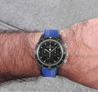 Cinturino Alligatore Azzurro Opaco