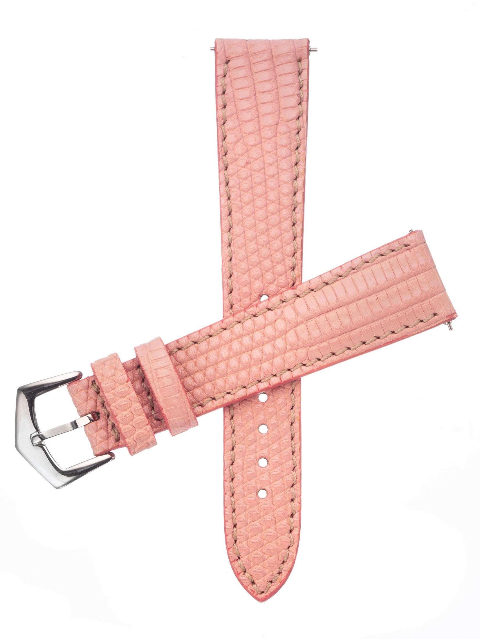 Pink Lizard Apple Watch Leather Band - Apple Watch Lizard Bands- Milano Straps