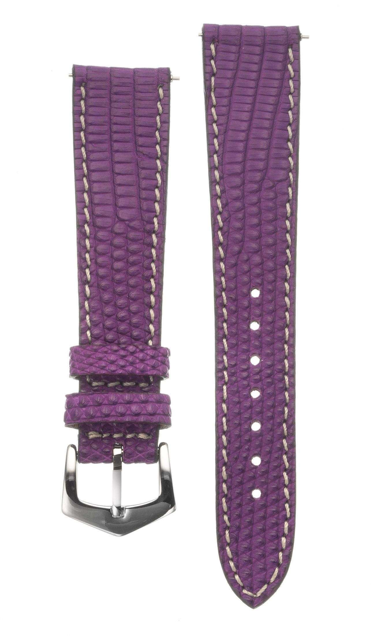 Purple Lizard Apple Watch Leather Band - Apple Watch Lizard Bands- Milano Straps