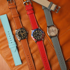 Cinturino Vitello Martellato Azzurro