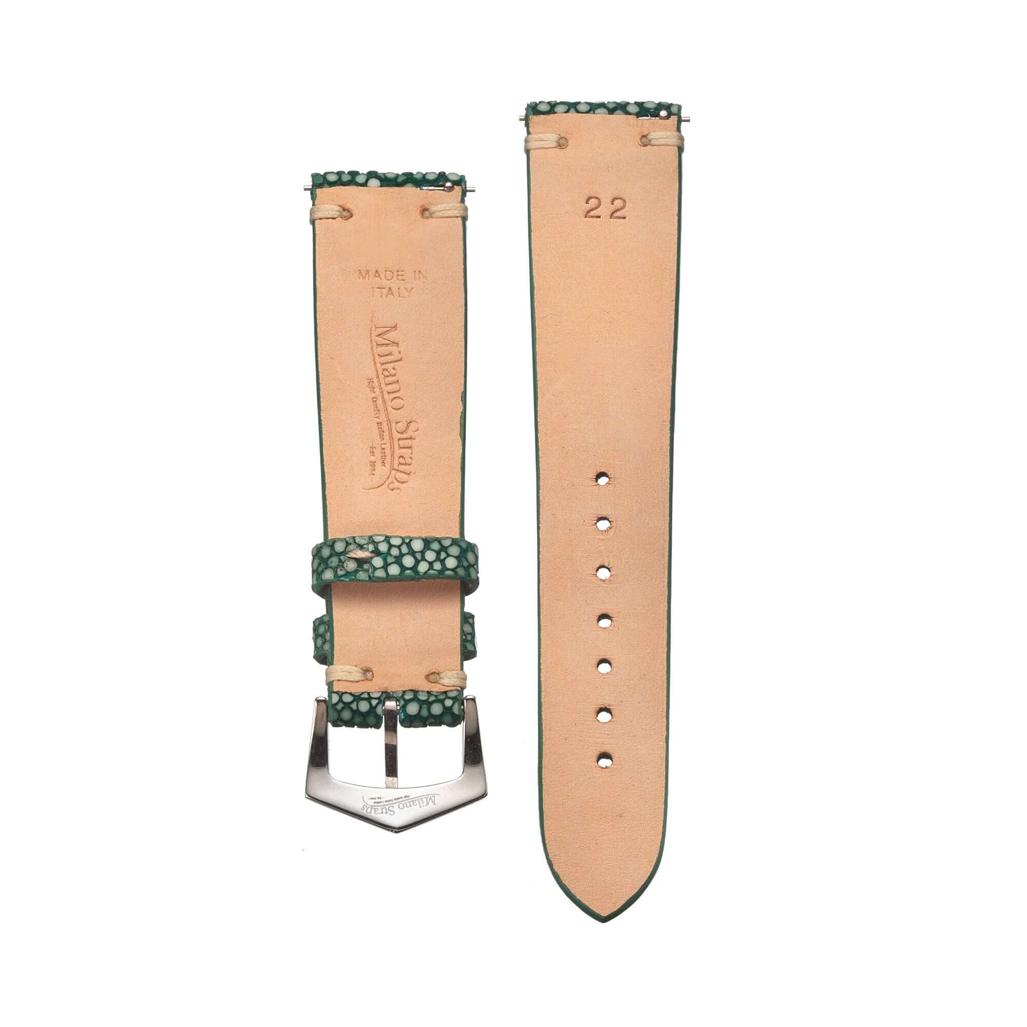 Sting Ray Watch Band Green - - Milano Straps