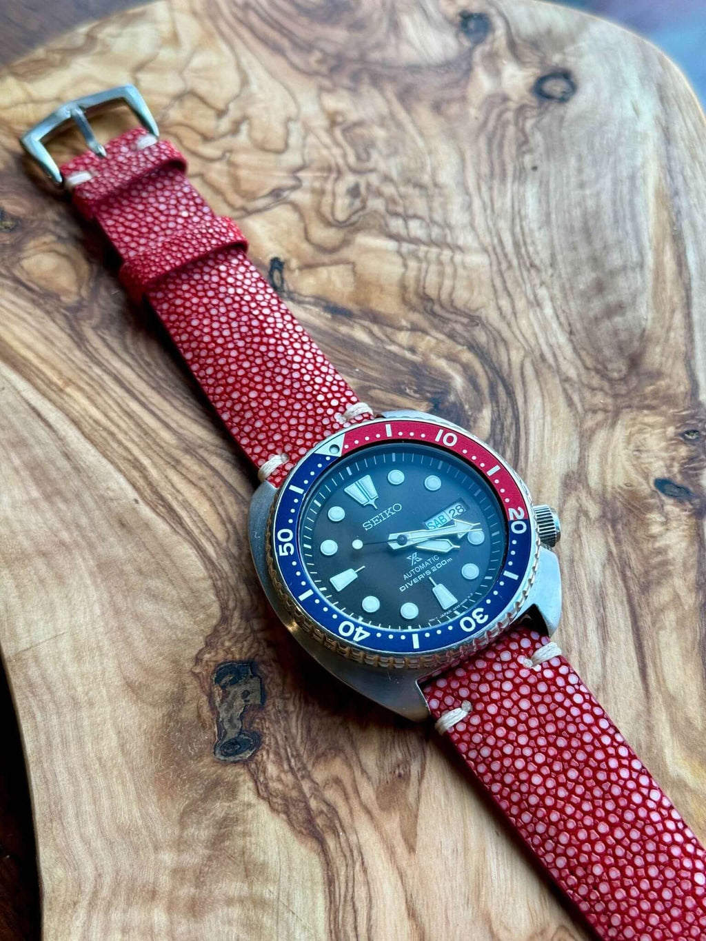 Sting Ray Watch Band Red - - Milano Straps