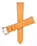 Cinturino pelle di lucertola gialla artigianale Made in Italy — Milano Straps